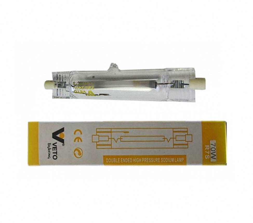หลอดไฮเพรสเชอร์โซเดียม (VETO) 70W R7S 220/230 V, 150W R7S 220/230V