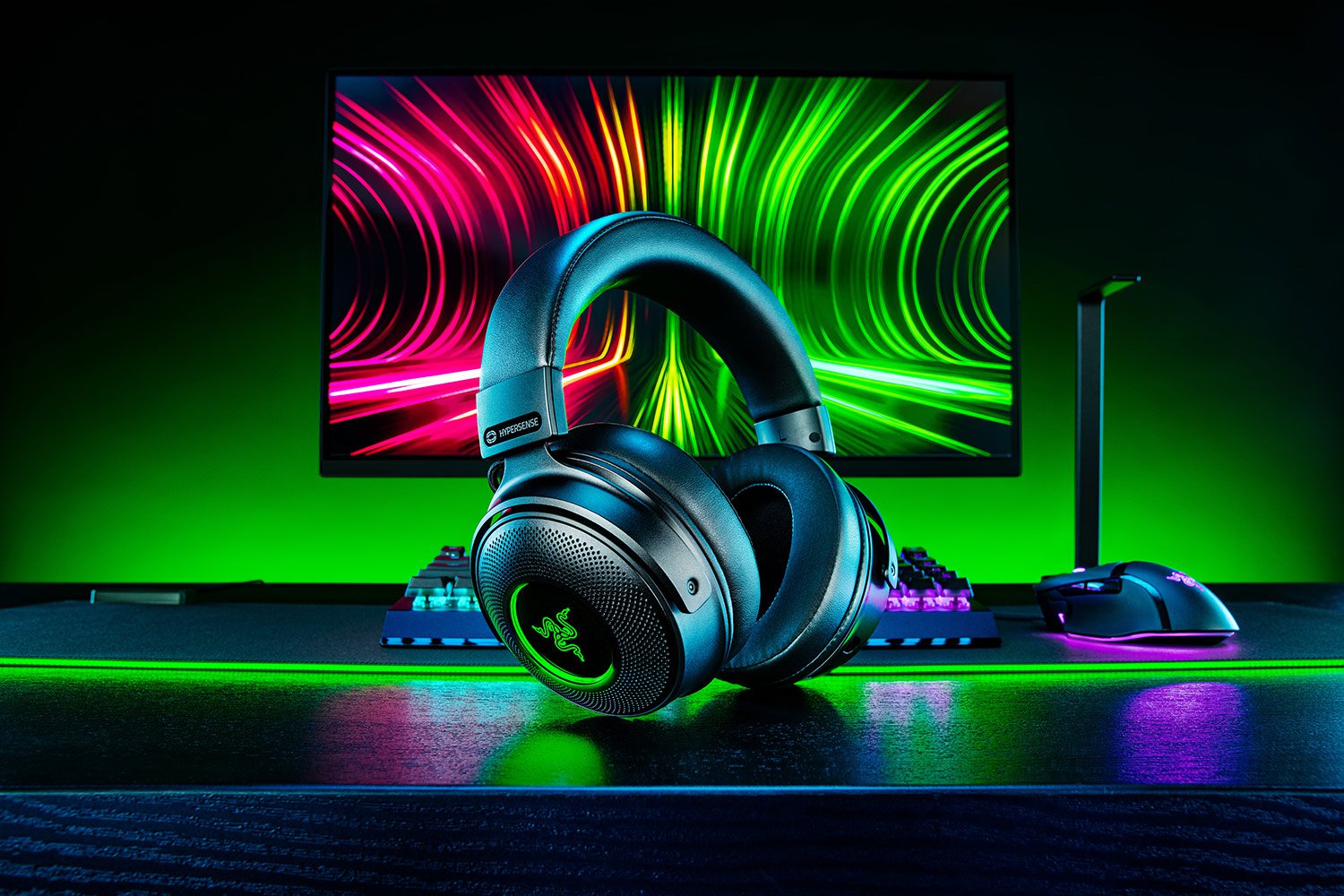Razer Kraken V3 Pro Wireless Gaming Headset with Haptic Technology รับประกัน 2 ปี