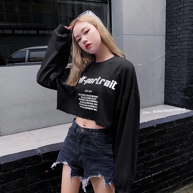 เสื้อสตรีท Self Portrait สไตล์ off-white