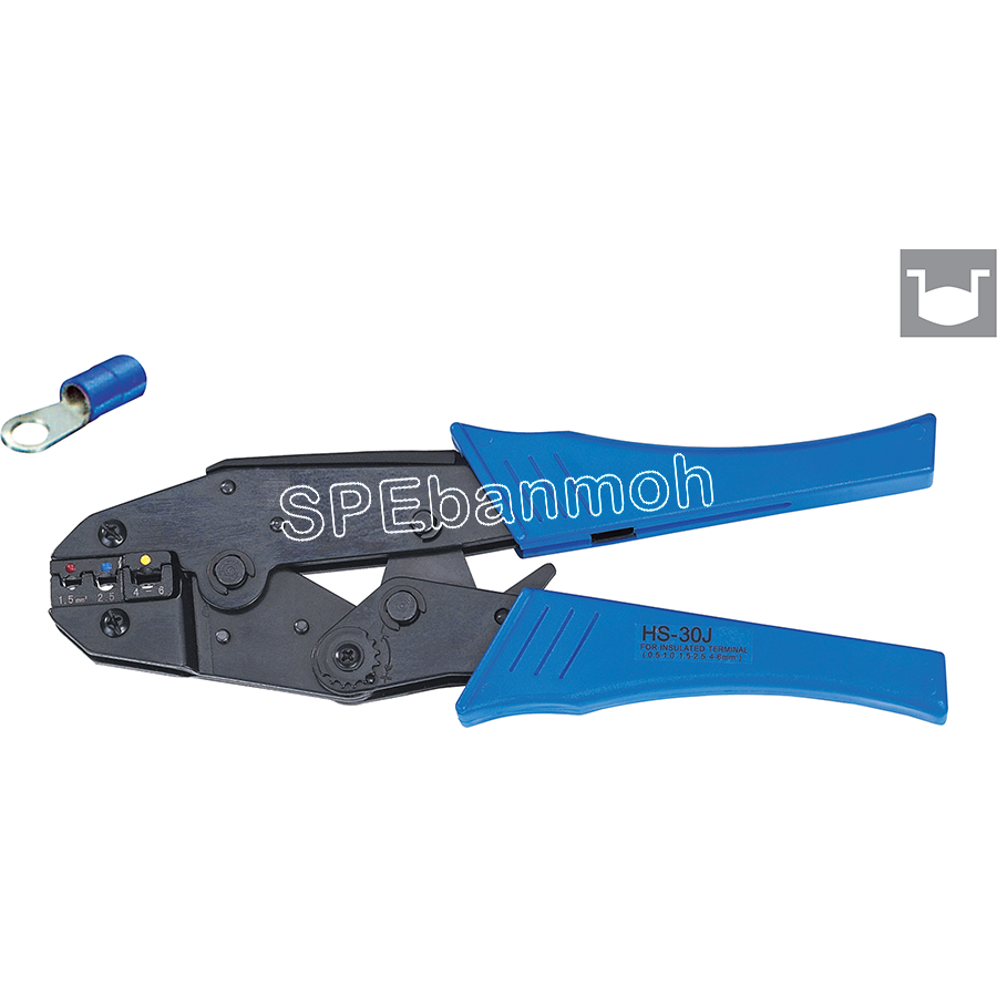 HS-30J คีมย้้ำหางปลาหุ้มฉนวน (Insulated terminalห crimper)