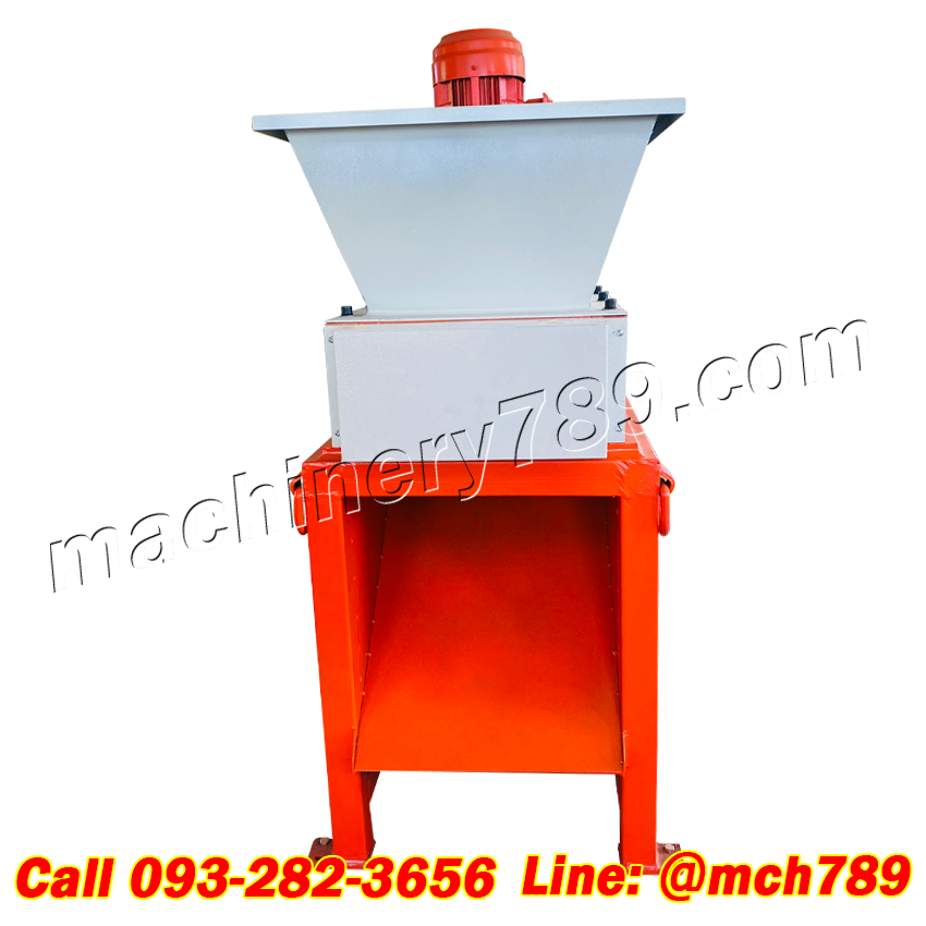 เครื่องบดย่อย2แกนขนาดเล็ก รุ่น MONO3 380V/4KW กำลังผลิต 400-600กก./ชม.(ขึ้นอยู่กับวัตถุดิบที่นำมาบด) เครื่องบดพลาสติกและกระดาษ เครื่องบดย่อยขยะ เครื่องโม่พลาสติก เครื่องบดพลาสติก เครื่องทำลายเอกสาร เครื่องย่อยกระดาษ PLASTIC & PAPER CRUSHER MACHINE