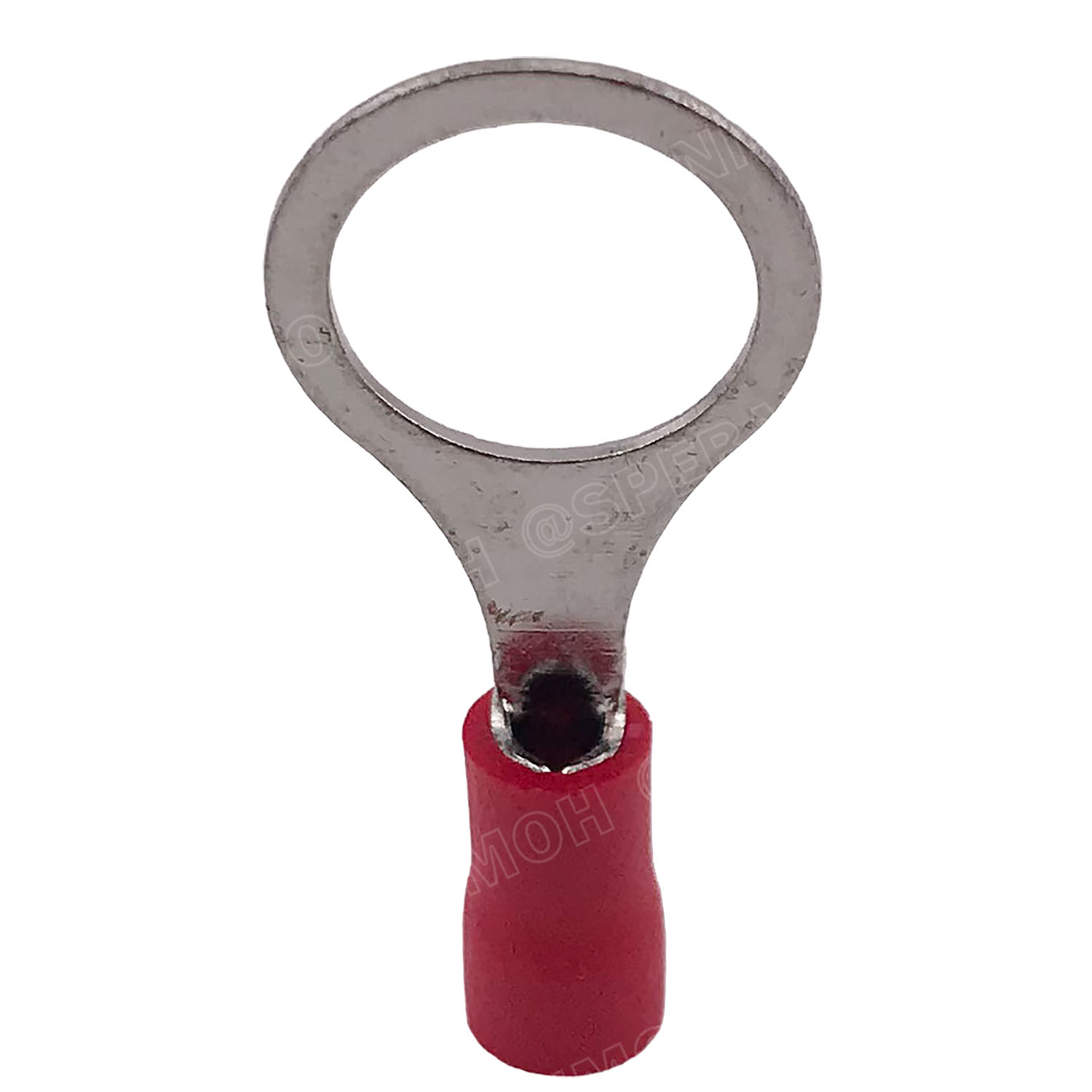 [ 100 ตัว/ถุง ] RV1.25-10 สำหรับสาย 0.5-1.5 sq.mm 22-16AWG หางปลากลม หางปลาหุ้มฉนวน เทอร์มินอล หางปลาย้ำสายไฟ หางปลา หางปลากลมหุ้ม หางปลาแฉก Terminal Crimping หางปลา กลมหุ้ม หางปลาต่อสาย ขั้วต่อสายไฟ หางปลาวง หางปลา RV Spade Terminal หางปลากลมหุ้มฉนวน