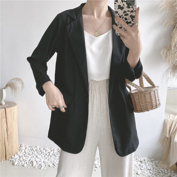 Basic blazer เสื้อคลุมเบลเซอร์ทรงสูท