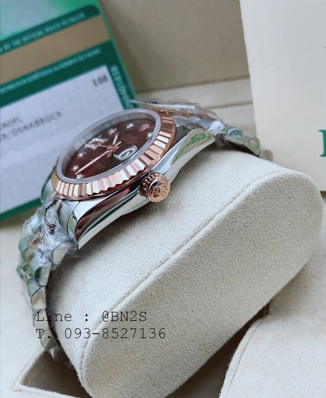 ROLEX DATEJUST Watch หน้าปัดกลม 31 มม. มาพร้อมกล่องครบชุดตามรูป