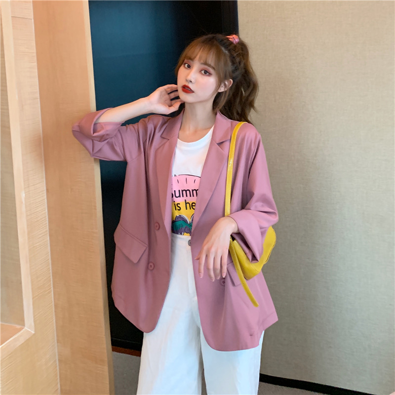 Basic blazer เสื้อคลุมเบลเซอร์ทรงสูท