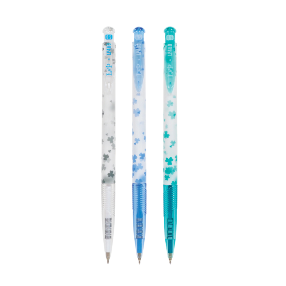 ปากกาลูกลื่น L&P รุ่น LP400 หมึกสีน้ำเงิน ด้ามคละสี