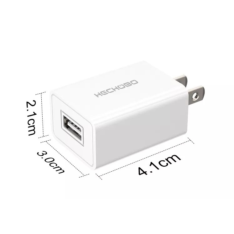 หัวปลั๊ก USB ชาร์จ MP3 ขนาด 5V = 1A (USB Adaptor Plug 1A)