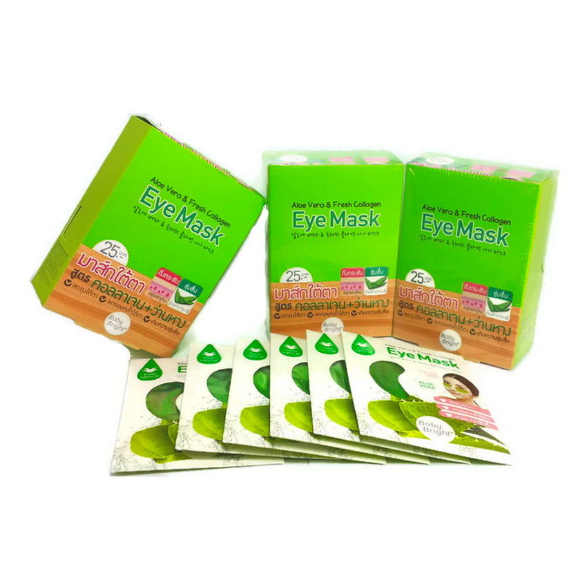 มาส์ก ใต้ตา Aloe Vera & Fresh Collagen Eye Mask