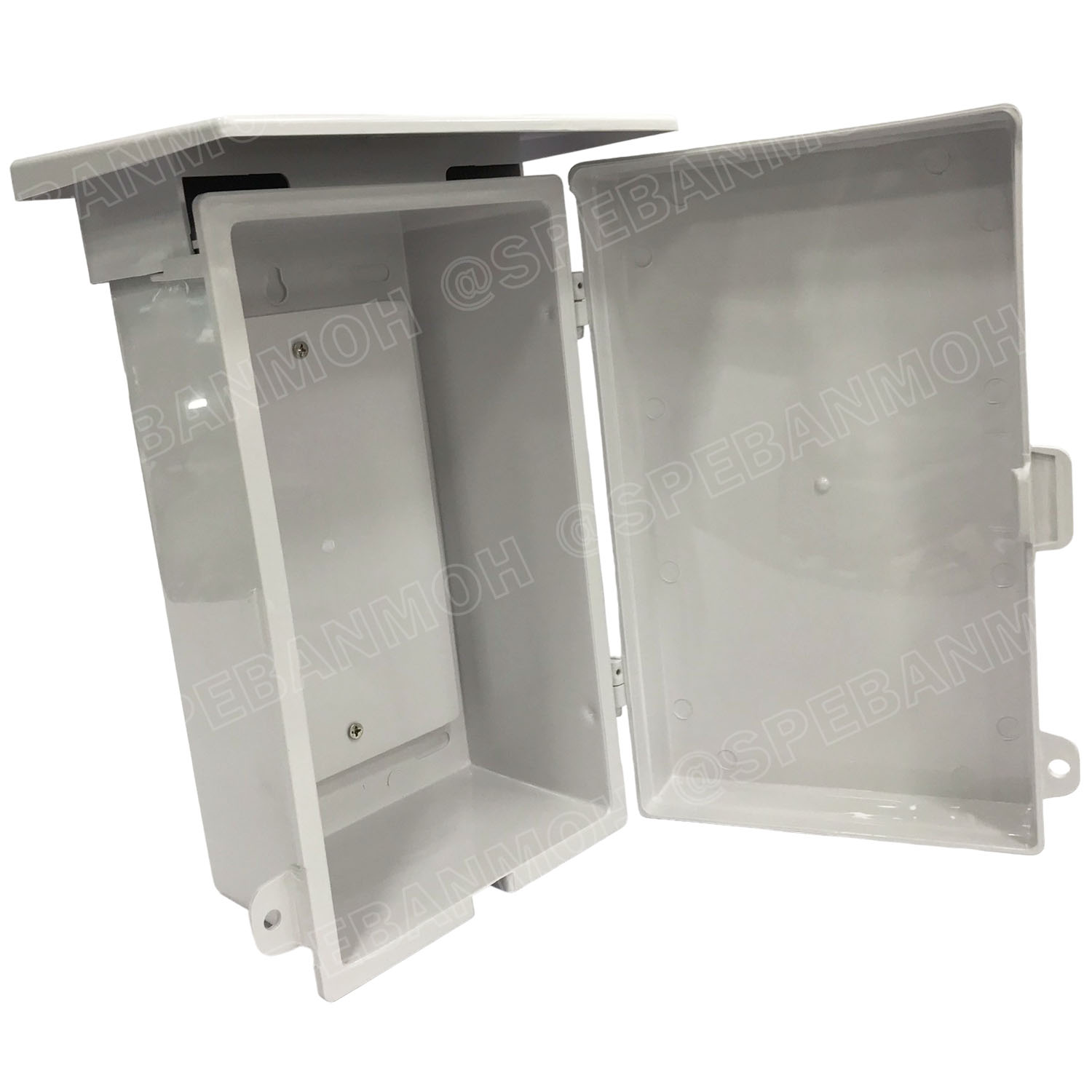 [ 1ชิ้น ] NANO-101W Nano ตู้กันฝนพลาสติก กันน้ำ ขนาด 209.5 x 318 x 151 mm ตู้คอนโทรลกันน้ำ Electrical control Box ตู้ไฟสวิทช์บอร์ด กันละออง ขนาด 8x12.5x6 นิ้ว ตู้กันน้ำพลาสติก Electric Enclosure Water Proof Box NANO-101W