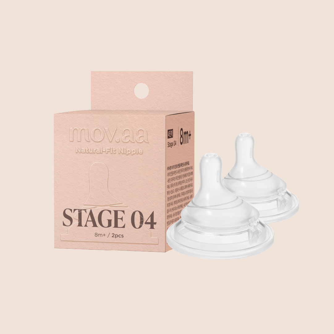 MOYUUM จุกนมซิลิโคน mov.aa NATURAL-FIT (1เซต : 2 ชิ้น)