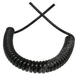 CBS-2C05-L250 สายไฟสปริง 2Cx0.5 Sq.mm. (Spiral Cable)
