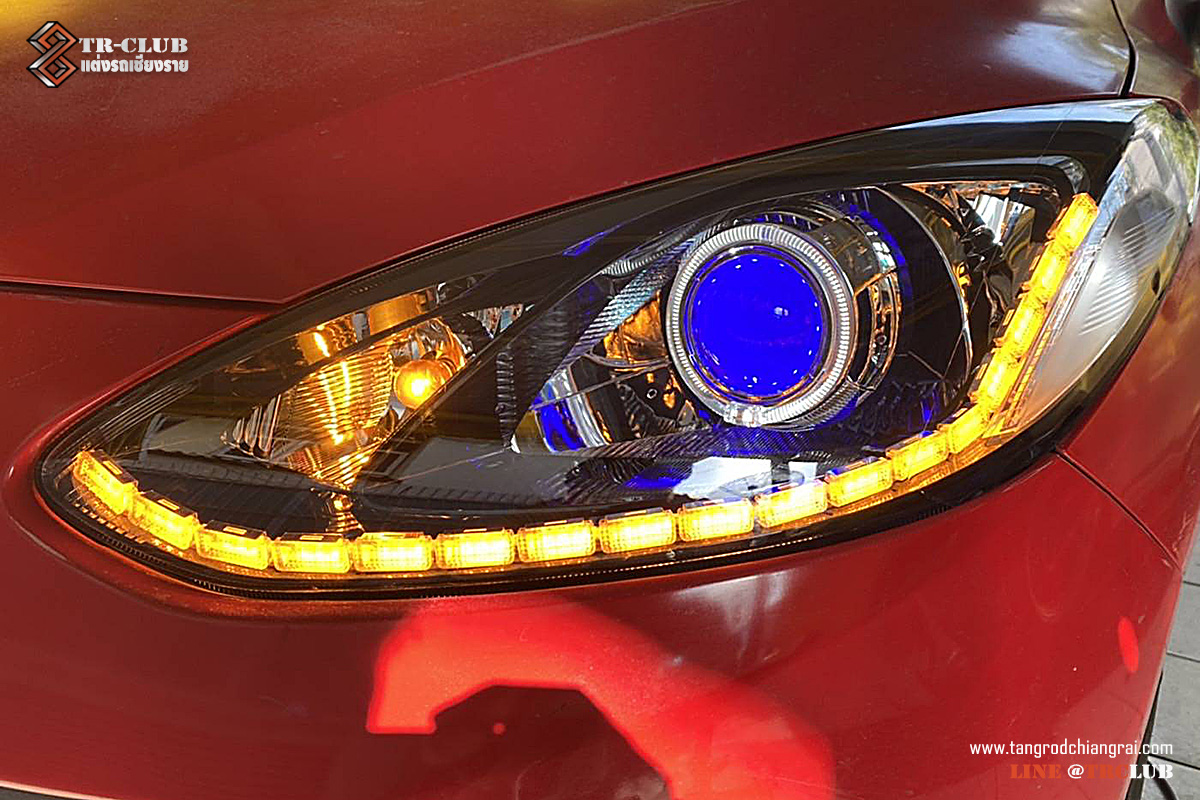 อัพเกรดไฟหน้า MAZDA2 2010