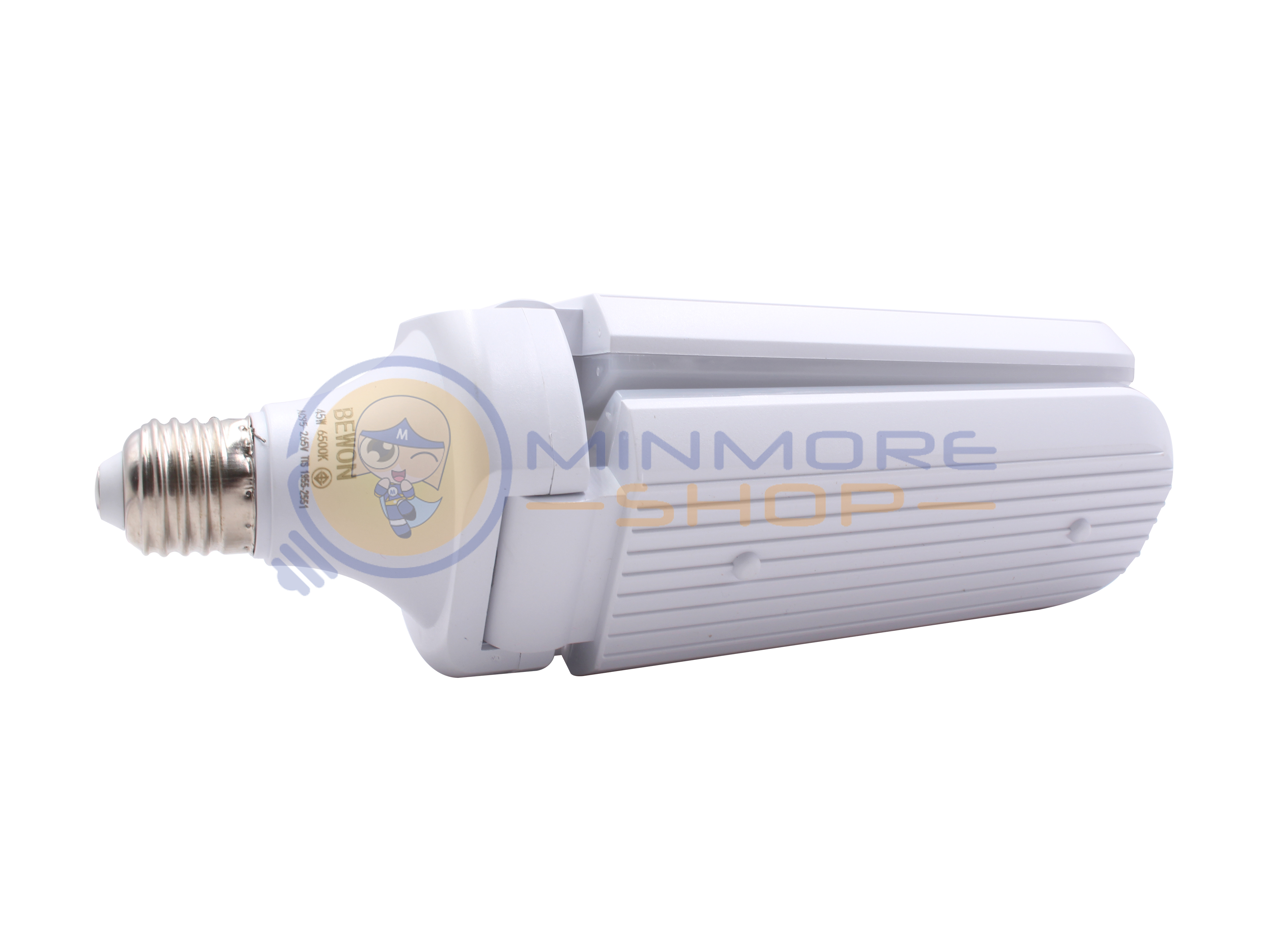 หลอดไฟ LED ทรงใบพัด LED BULB FAN BLADE 45w ขั้ว E27 ยี่ห้อ BEWON