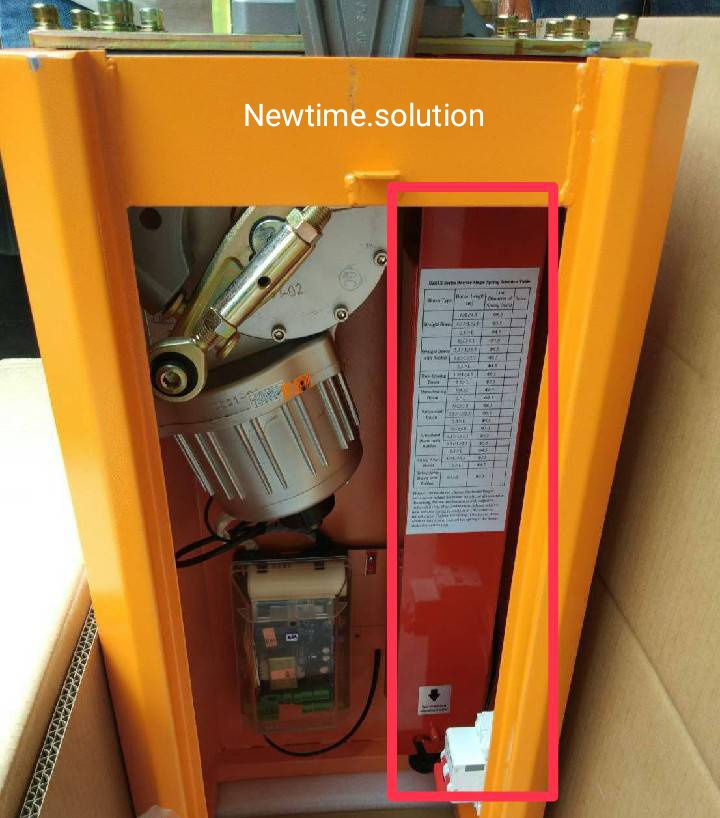 โช้คสปริงไม้กั้นรถยนต์