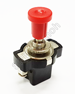 [ 2ชิ้น ] ASW-05-RED สวิทช์ดึง (Push Pull Switch) สีแดง