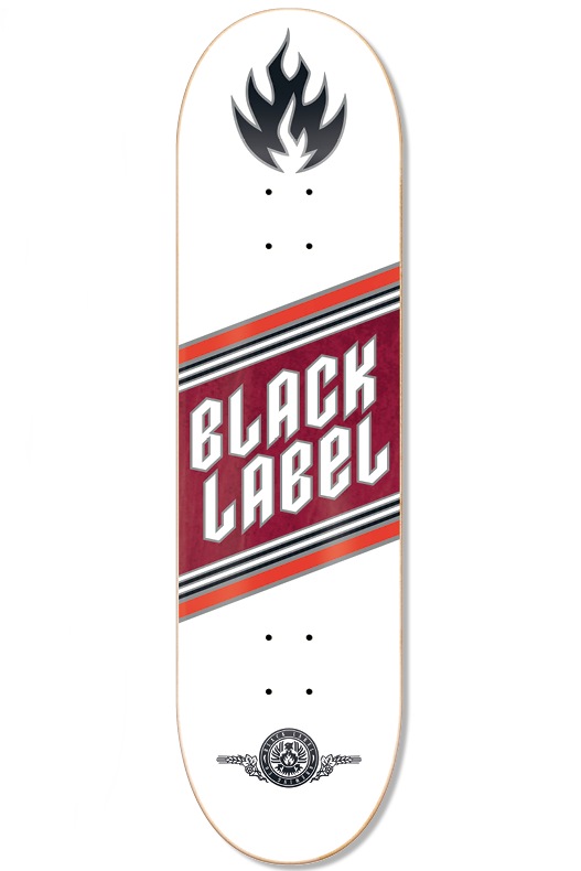 BLACK LABEL Skateboard Deck 8.25"