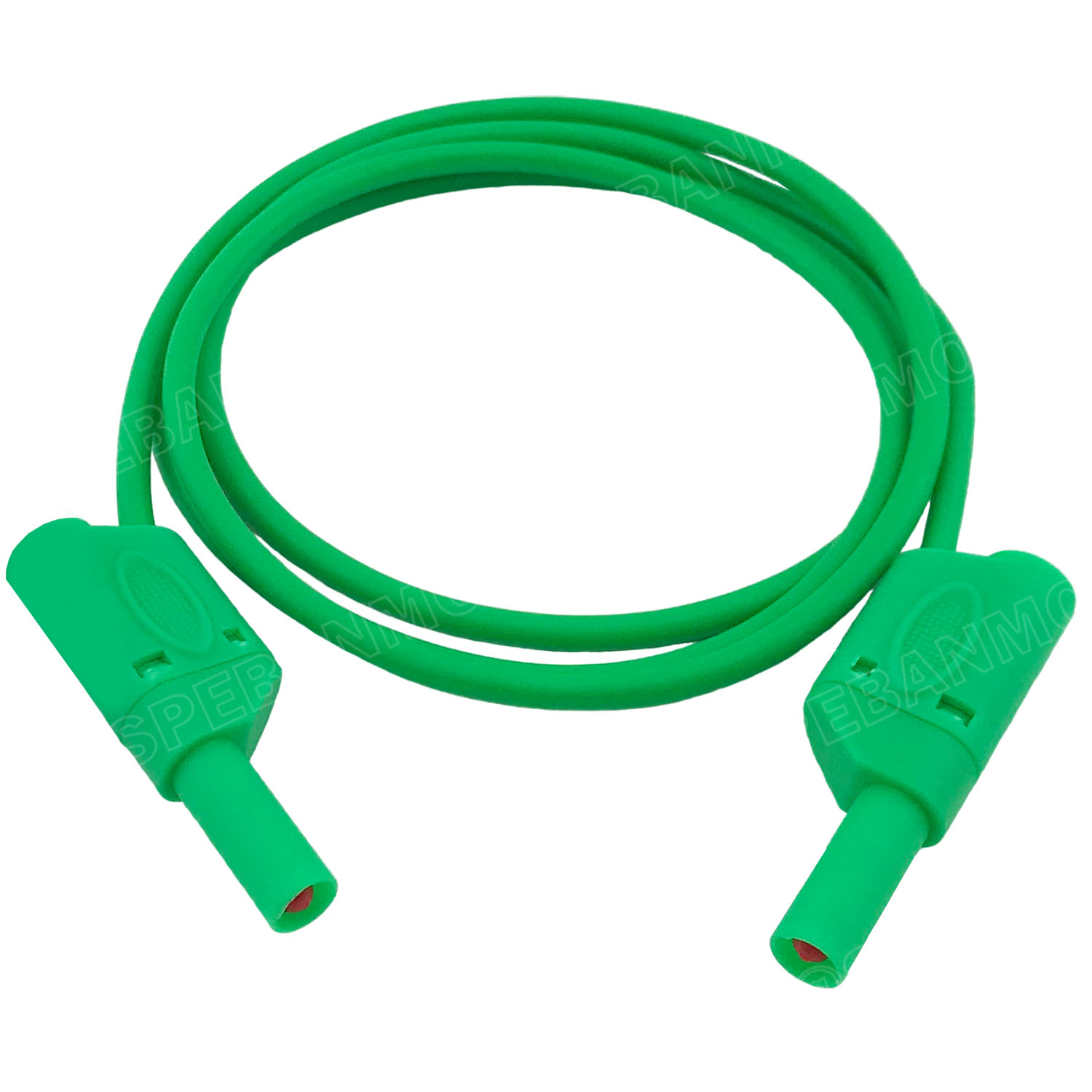 [ 1เส้น ] BNN-W-018 1M 4mm เลือกสี : สายเซฟตี้เทส Safety Test Lead สายบานาน่า พร้อมหัว ขนาด 4มิล 1.0 Sq.mm. 10A 1เมตร สายแทส สายพร้อมหัวบานาน่า Banana Plug with wire บานาน่าปลั๊ก สายปลั๊กกล้วย ปลั๊กกล้วย พร้อมสาย สายไฟเทส สายซัพพลาย สายพาวเวอร์ซัพพลาย