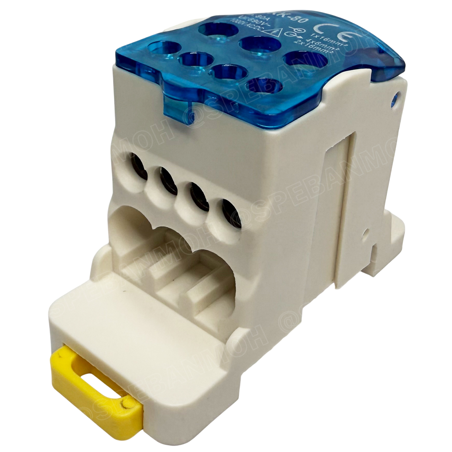 [ 1 ชิ้น ] UKK DIN RAIL DISTRIBUTION BOX Terminal อุปกรณ์แยกสายไฟ Cable Splitter Din Rail Terminal Block เทอมินอลยึดรางปีกนก ข้อต่อสายเมนไฟ เกาะราง อุปกรณ์เชื่อมต่อสายไฟ UKK-80 UKK-125 UKK-160 UKK-400
