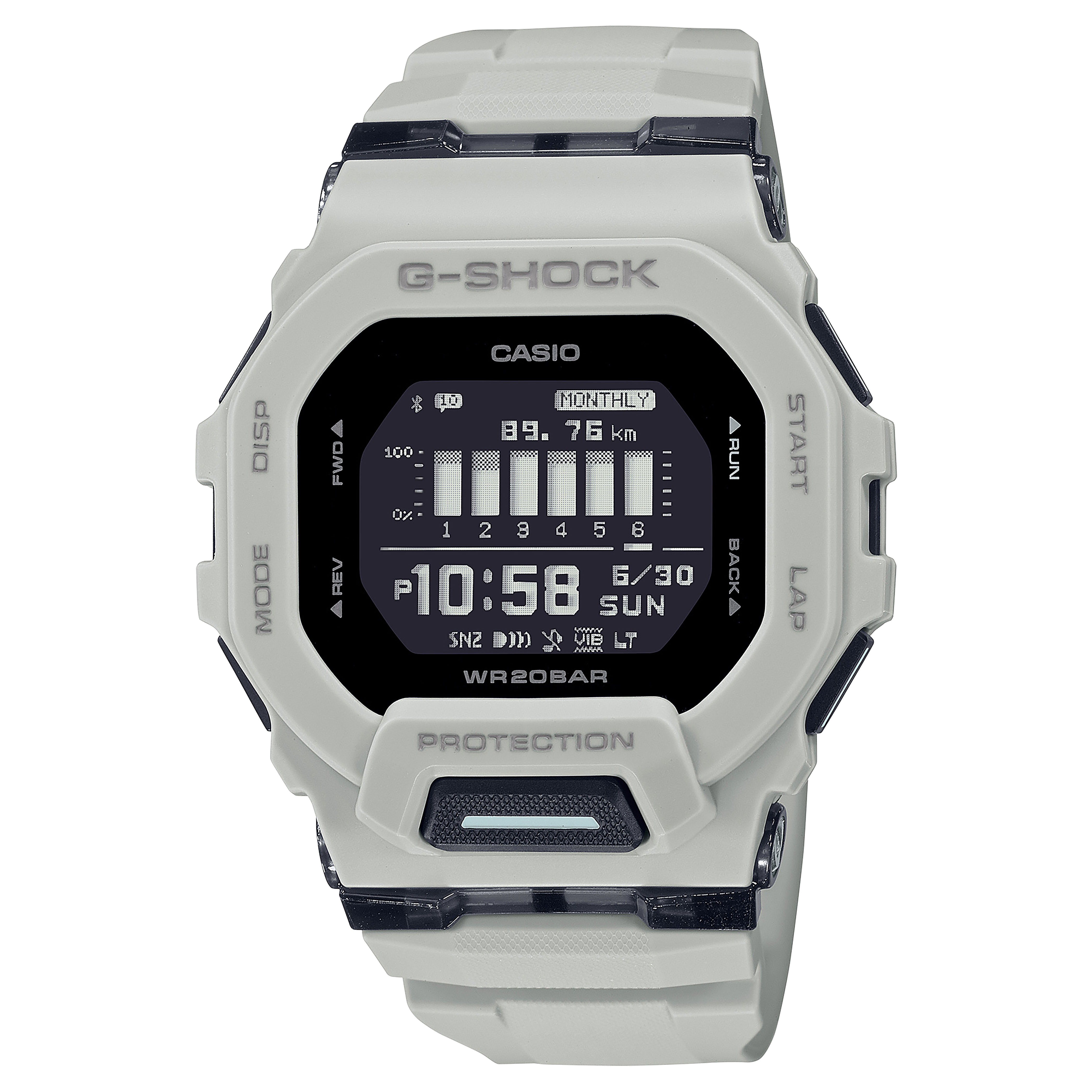 CASIO G-SHOCK รุ่น GBD-200UU-9DR สีหิมะ SNOW COLOUR สินค้าของเเท้ รับประกันศูนย์ CMG