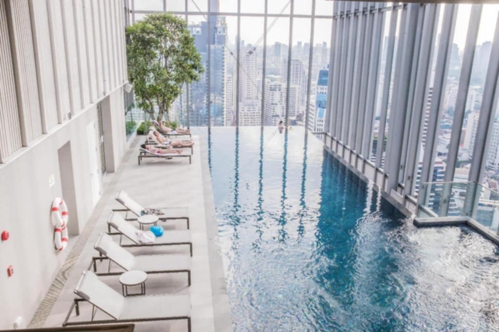เตียงอาบแดด รุ่น Stainless steel pool lounger