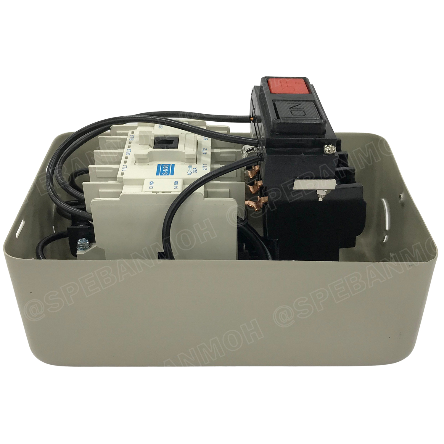 [ 1ชิ้น ] MS-N20 Coil 380V Magnetic Contactor + Overload [ S-N20 + TH-N20KP 19A ( 16-22A ) ] แมกเนติก คอนแท็คเตอร์ 22A + โอเวอร์โหลด พร้อมสาย วงจรสตาร์ท สต็อป แมกเนติกพร้อมสวิทช์ Start - Stop BF แมกเนติก สตาสเตอร์ แมกเนติกสวิทช์ คอลย์ 380V