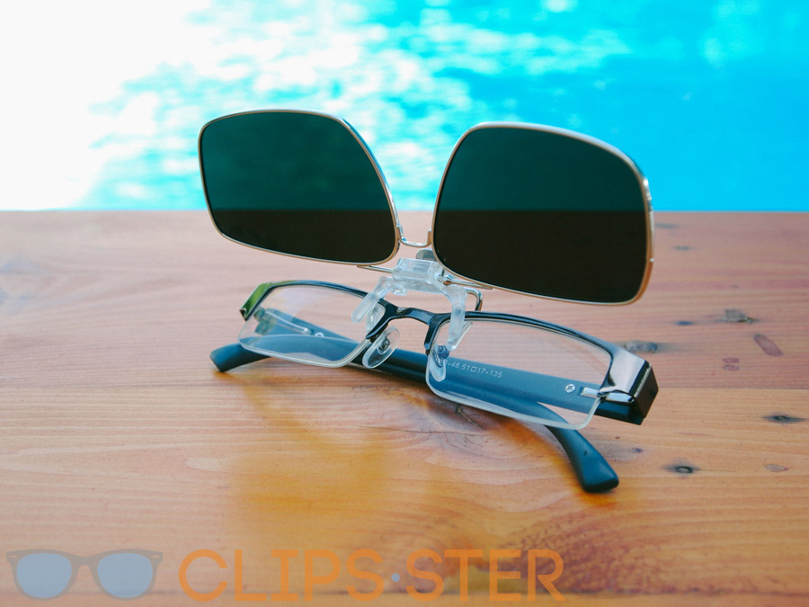 คลิปออนกันแดด Clipsster รุ่น Trapster เลนส์ฟ้าปรอท