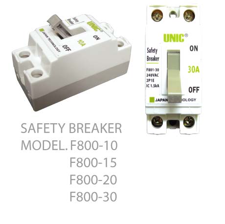 เซฟตี้เบรกเกอร์ Safety breaker 10-30A