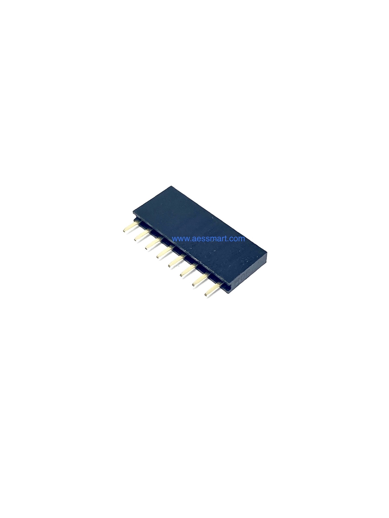 FHSS08G10/RH : 1*8 Pins Female, P.C. Board Socket
