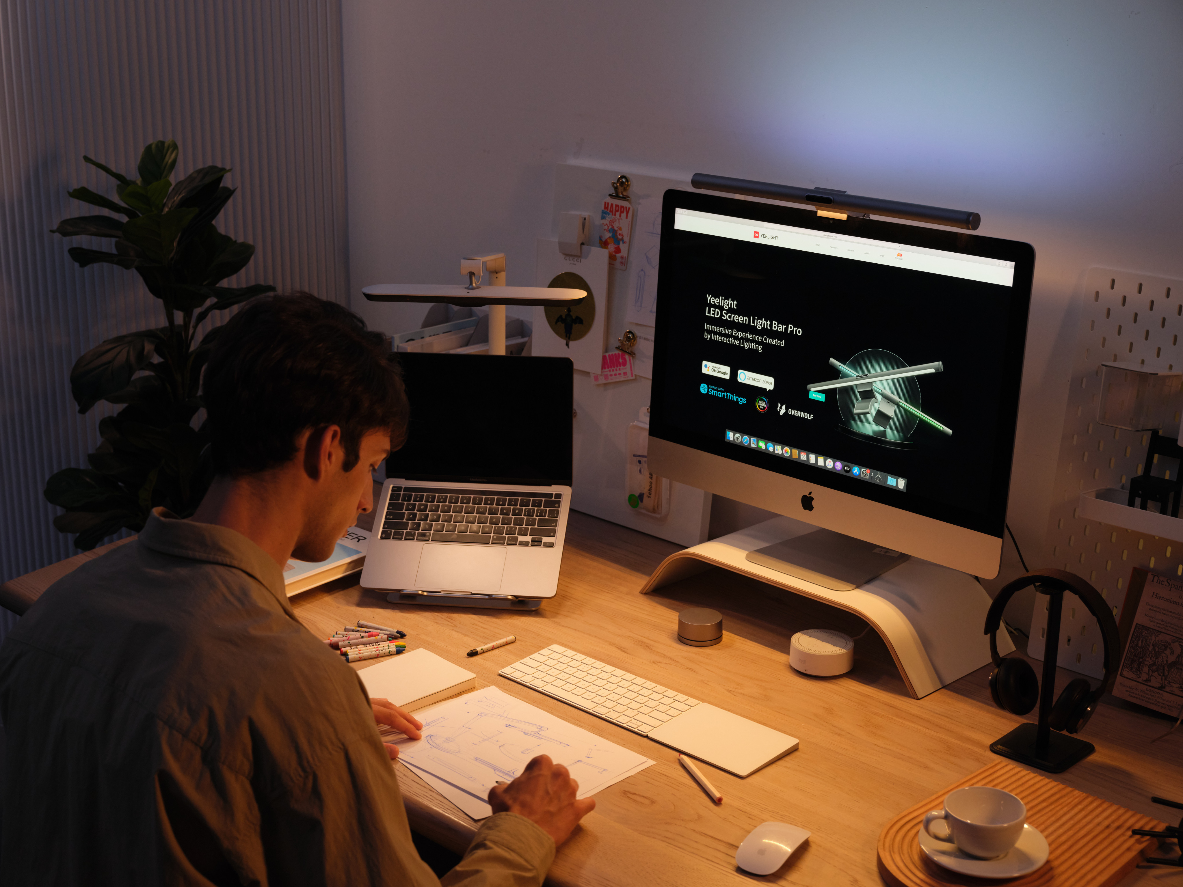 Xiaomi Mi Computer Monitor Light Bar โคมไฟ LED จอคอมพิวเตอร์ ตัดแสงสะท้อน ลดการปวดตา ประกันศูนย์ 1 ปี