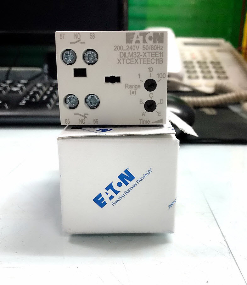 ทามเมอร์ใช้ร่วมกับแม็คเนติก Electronic Timer (ON-Delay) (Eaton) DILM32-XTEE11(RAC240)
