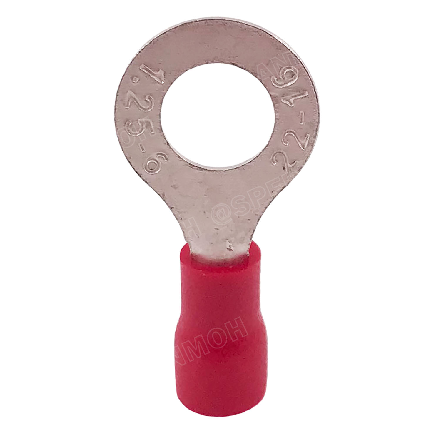 [ 100 ตัว/ถุง ] RV1.25-6 สำหรับสาย 0.5-1.5 sq.mm 22-16AWG หางปลากลม หางปลาหุ้มฉนวน เทอร์มินอล หางปลาย้ำสายไฟ หางปลา หางปลากลมหุ้ม หางปลาแฉก Terminal Crimping หางปลา กลมหุ้ม หางปลาต่อสาย ขั้วต่อสายไฟ หางปลาวง หางปลา RV Spade Terminal หางปลากลมหุ้มฉนวน