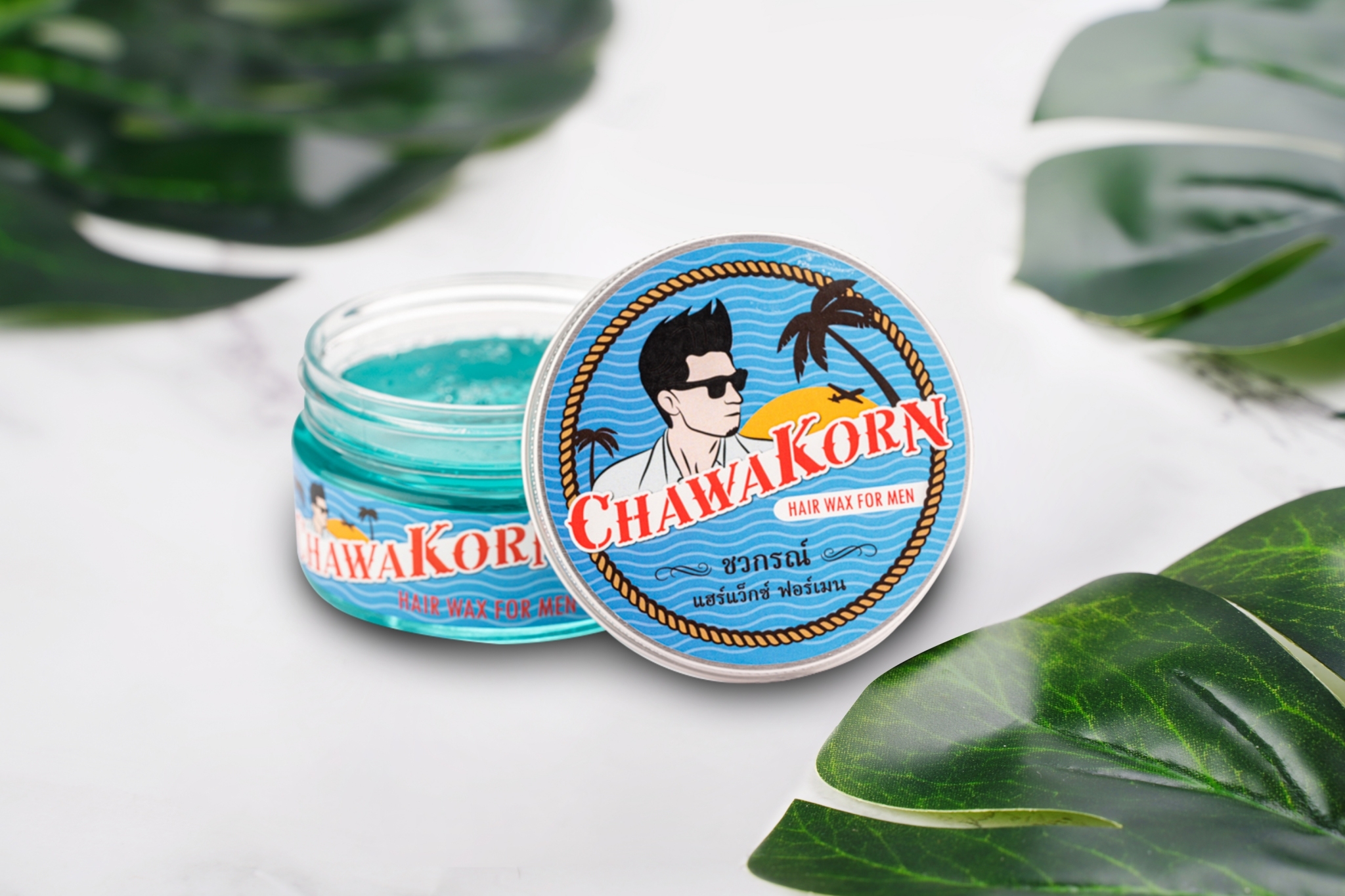 Chawakorn Hair Wax ชวกรณ์แฮร์แว็กซ์ เซ็ตผมตั้ง แบบเป็นธรรมชาติอยู่ทรงทั้งวัน ขนาด 120 กรัม