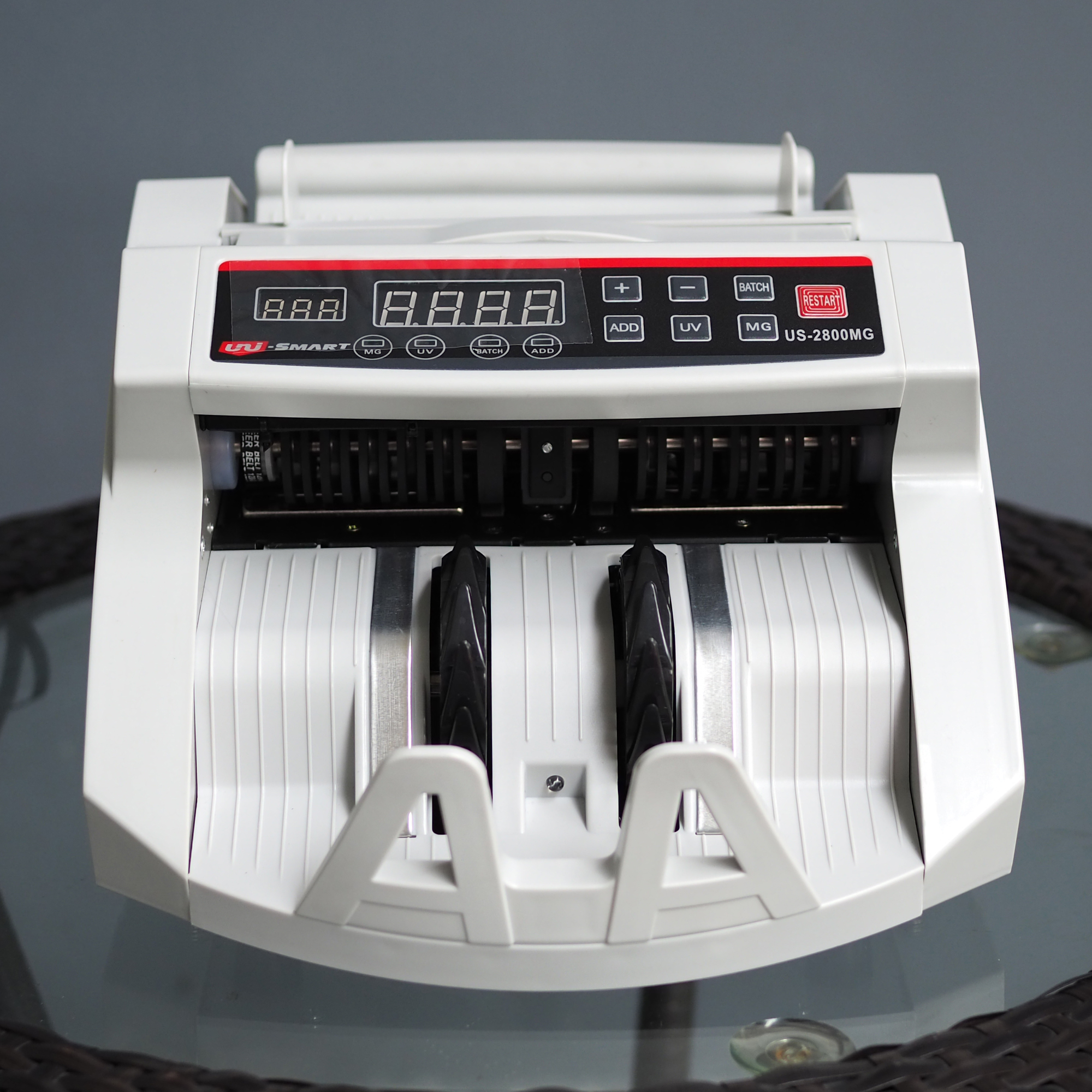 Uni-SMART เครื่องนับธนบัตร เครื่องนับเงิน เครื่องนับแบงค์ ตรวจธนบัตรปลอม US-2800MG