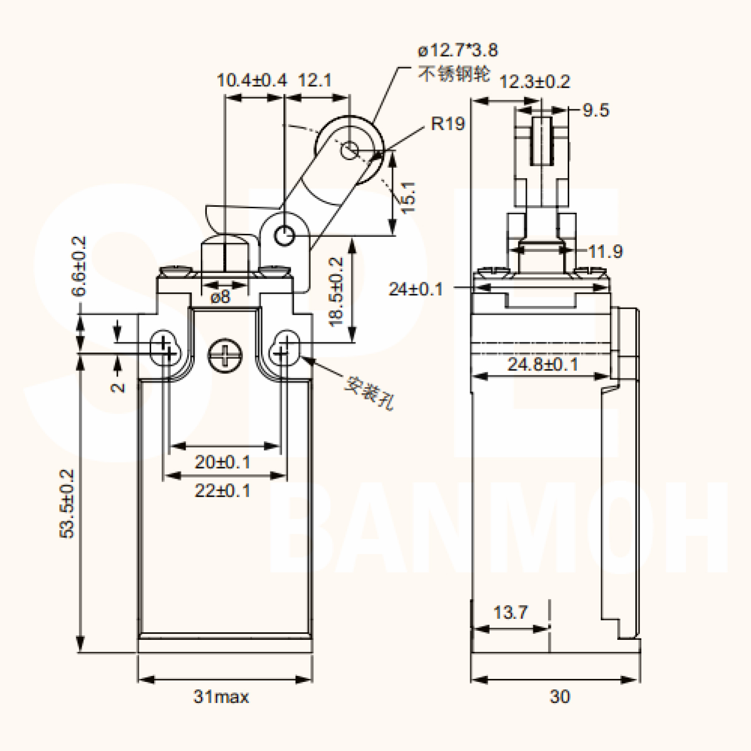 CLS-127 CNTD Limit Switch CLS 127 ลิมิทสวิทช์ Limitswitch Limit Switch CNTD ลิมิตสวิทย์ ก้านยาว ล้อสั้น ล้อยาว ล้องอ ล้อใหญ่ ก้านเข็ม ก้านสั้น ปุ่มกด ลิมิทสวิท CNTD COM NO NC กดติดปล่อยดับ Momentary On กดดับปล่อยติด Momentary Off กดติด ปล่อยดับ กดดับ ปล่อ
