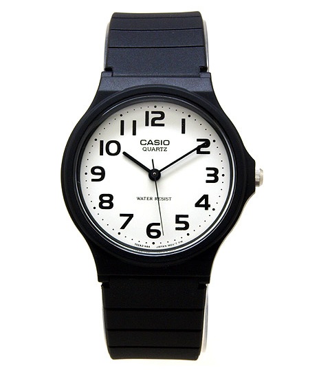 CASIO NORMAL รุ่น MQ-24-7B2LDF สีดำ จอขาว สินค้าของเเท้