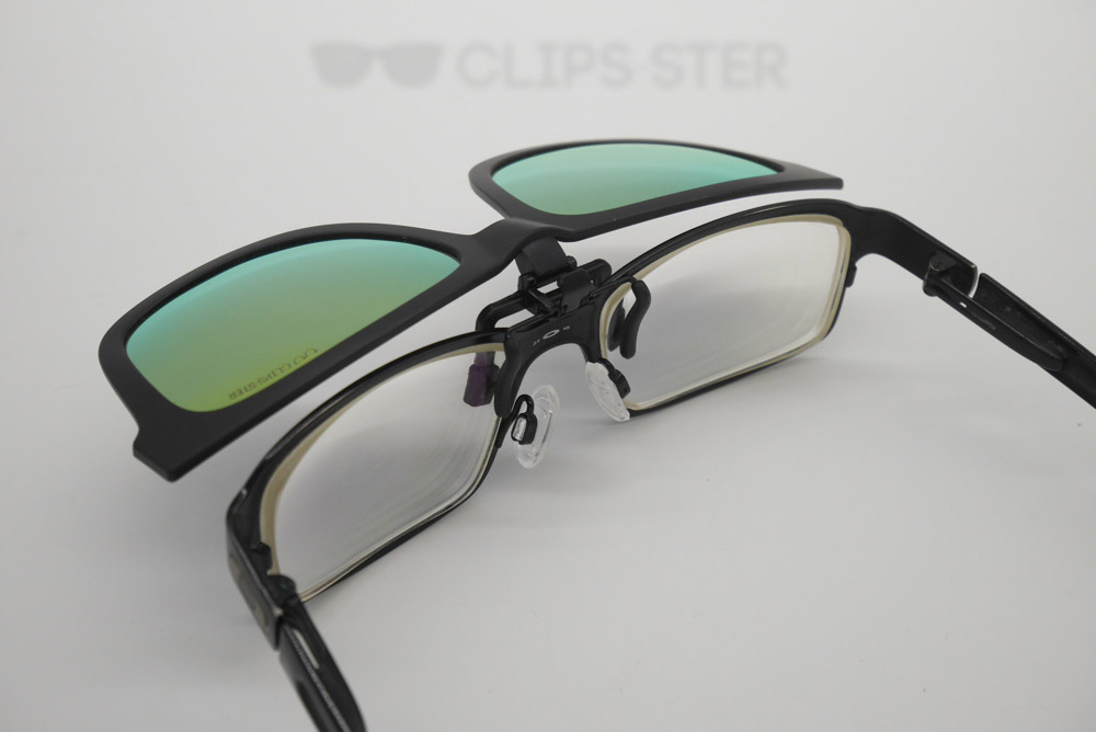 คลิปออนกันแดด Clipsster รุ่น Wayster O Signature Edition กรอบดำเลนส์ปรอทส้ม