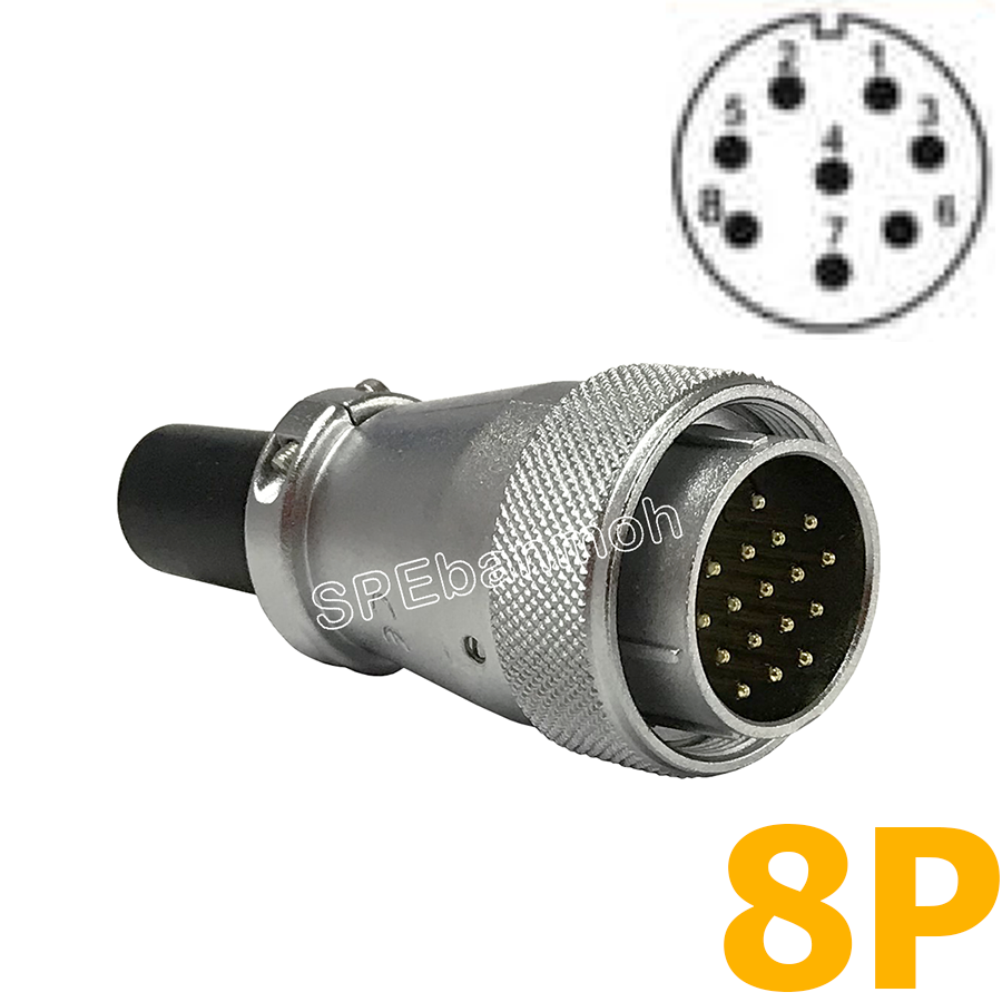WS28-TQM-8 ปลั๊กเหล็ก Metal Connector Aviation Plug Weipu Connector WS28 ปลั๊กเหล็ก 28มิล 28mm Metal Connector ปลั๊กเหล็ก Male Female Connectors Socket Aviation Plug คอนเนคเตอร์เหล็ก คอนเนคเตอร์ตัวผู้ตัวเมีย ขั้วไฟฟ้าเเบบเหล็ก