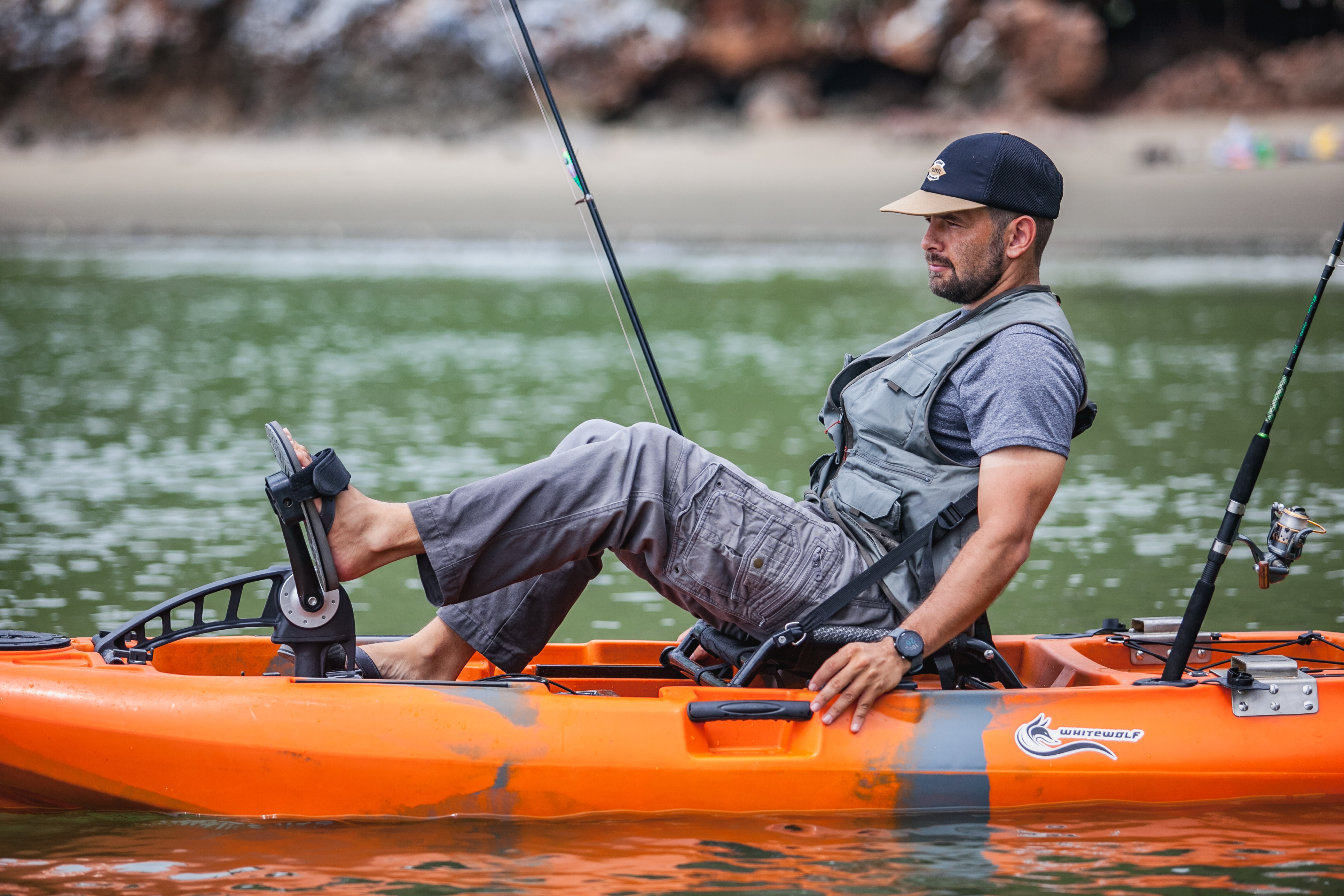 เรือคายัคเท้าปั่นรุ่นแมนต้า 1 / Manta I