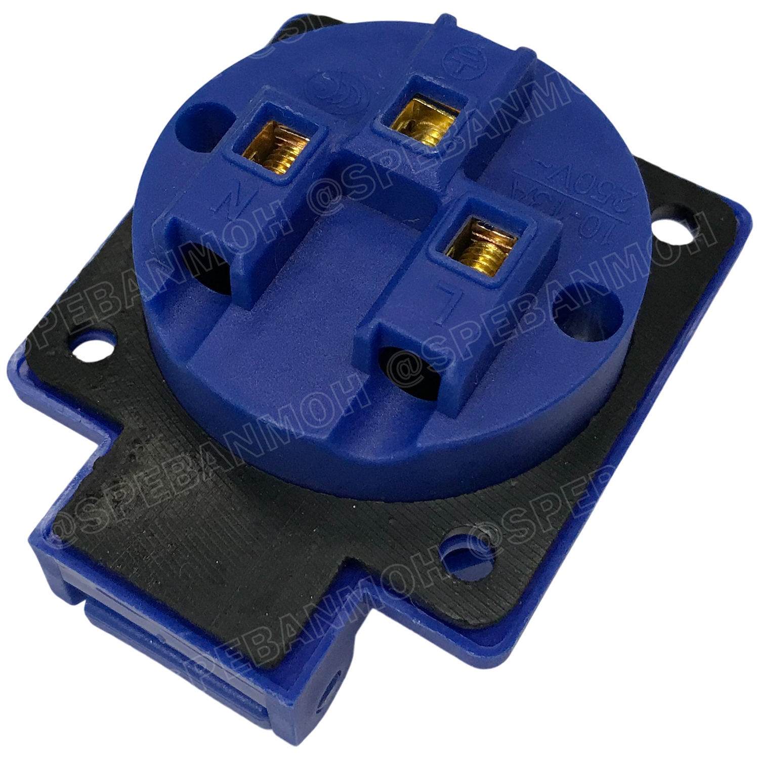 [ 1 ชิ้น ] PP-313 AC Power Plug เต้ารับ AC 3ขา 13A 250VAC 2P+E IP54 กันละออง กันฝุ่น Power Plug 3P INDUSTRIAL PLUG and Sockets เต้ารับ AC ติดแท่น AC SOCKET ซ็อคเก็ตเอซี พาวเวอร์ปลั๊ก 2ขา 3สาย IP 54 10A 13A 200VAC