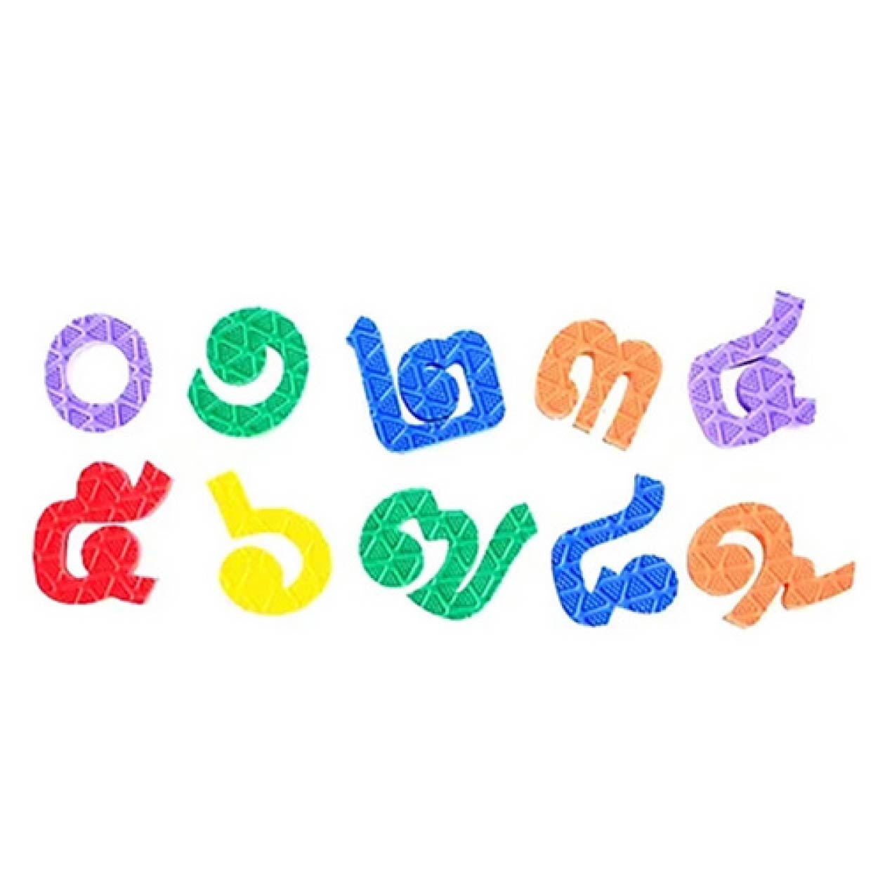 โฟมยาง ASTA อักษรแม่เหล็ก พยัญชนะไทย ก-ฮ / พยัญชนะอังกฤษ A-Z / ตัวเลขอาราบิก 0-9 / ตัวเลขไทย ๐-๙ / สระภาษาไทย