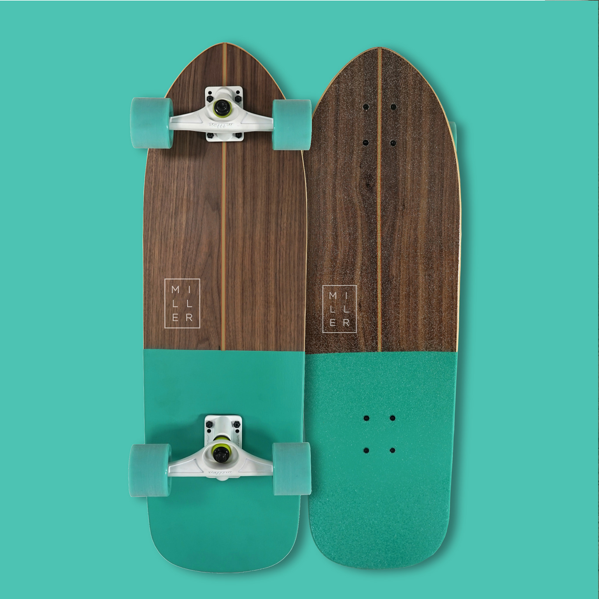 Miller Division Soul Jade Surfskate 31.5”x 9.7”