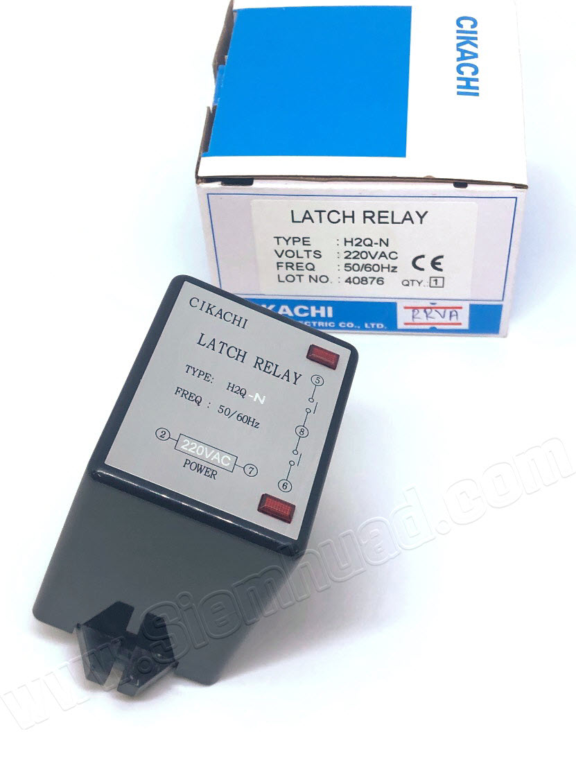 แลช รีเลย์ LATCH RELAY (CIKACHI) H2Q-N, H2Q-Y