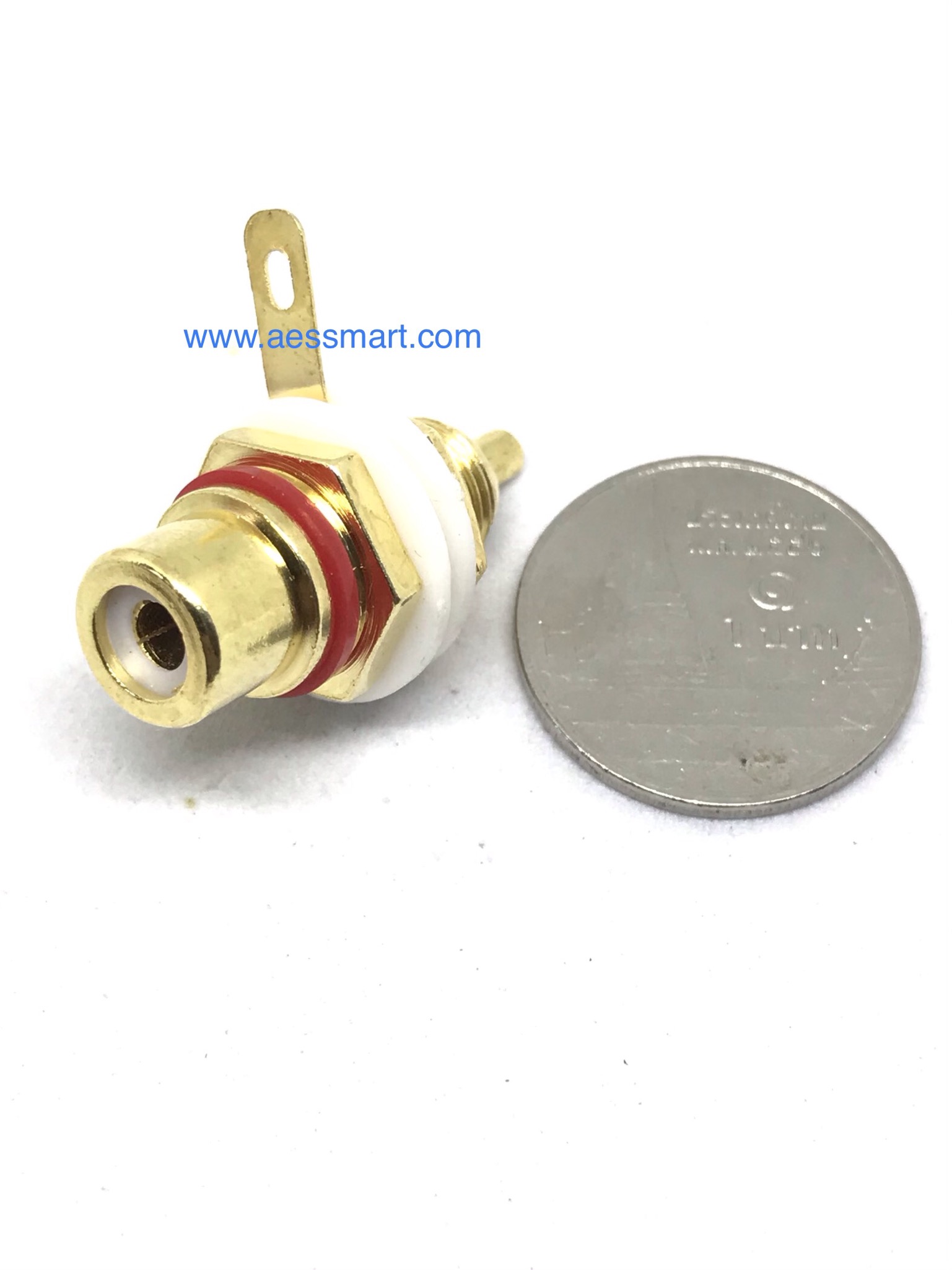 Jack RCA ติดแท่น, สีทอง-แดง