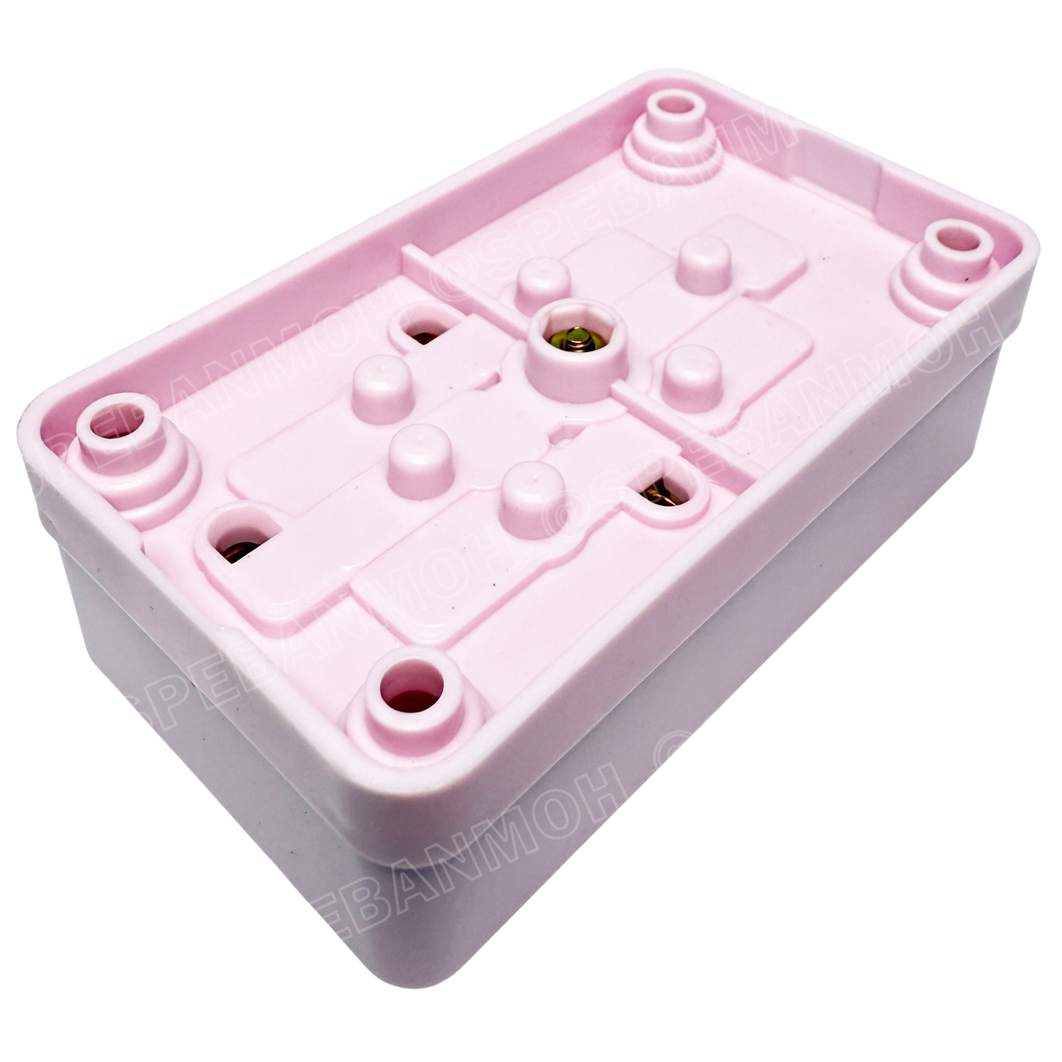 [ 1 ชิ้น / คละสี ] JRDQ-964 เต้ารับ 16A 250VAC เต้ารับ 2ช่อง มีกราวด์ ปลั๊กตัวเมีย ปลั๊กลอย ปลั๊กกราวด์ลอย มีขั้วดิน receptacle with earthing contact ขั้วทองเหลือง 3 ขา ยูนิเวอร์แซ็ล 16แอมป์ เต้ารับเอซี สำหรับทำปลั๊กพ่วง