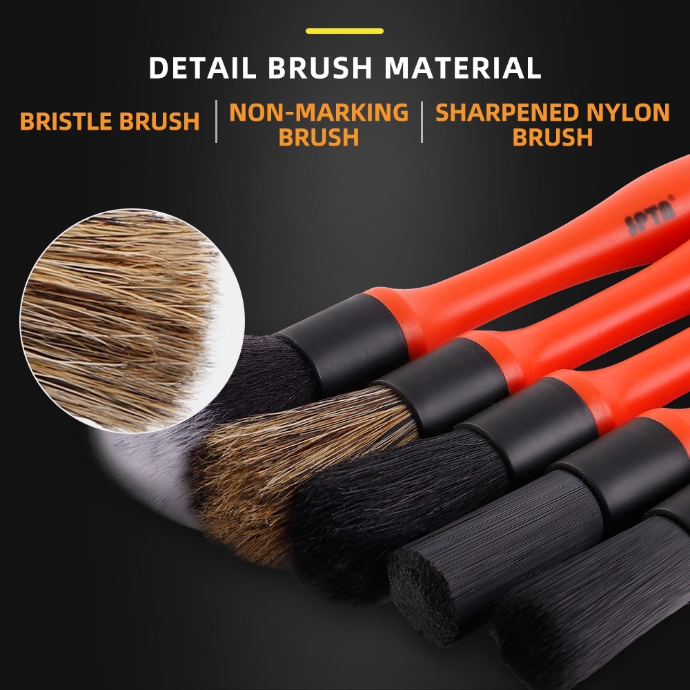 แปรงดีเทลลิ่ง SPTA Detailing Brush แปรงเก็บรายละเอียด แปรงทำความสะอาด แปรงปัดฝุ่นดีเทลภายใน