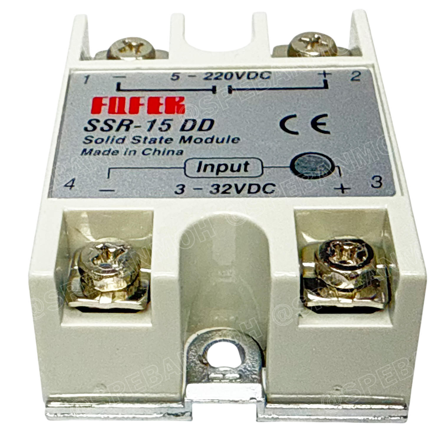 [ 1 ชิ้น ] SSR-15 DD โซลิดสเตตรีเลย์ 15แอมป์ Solid State Relay 15A SSR DC-DC สวิทช์กระแสสูง โมดูลตัดต่อวงจร สวิทช์ตัดไฟด้วยไฟฟ้า รีเลย์ Single Phase Solid State Relay อุปกรณ์ตัดต่อวงจร Control Switches