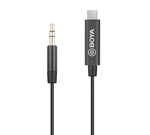 BOYA BY-K2 3.5mm TRS (Male) to Type-C (Male) Audio Adapter รับประกันสินค้า 2 ปี