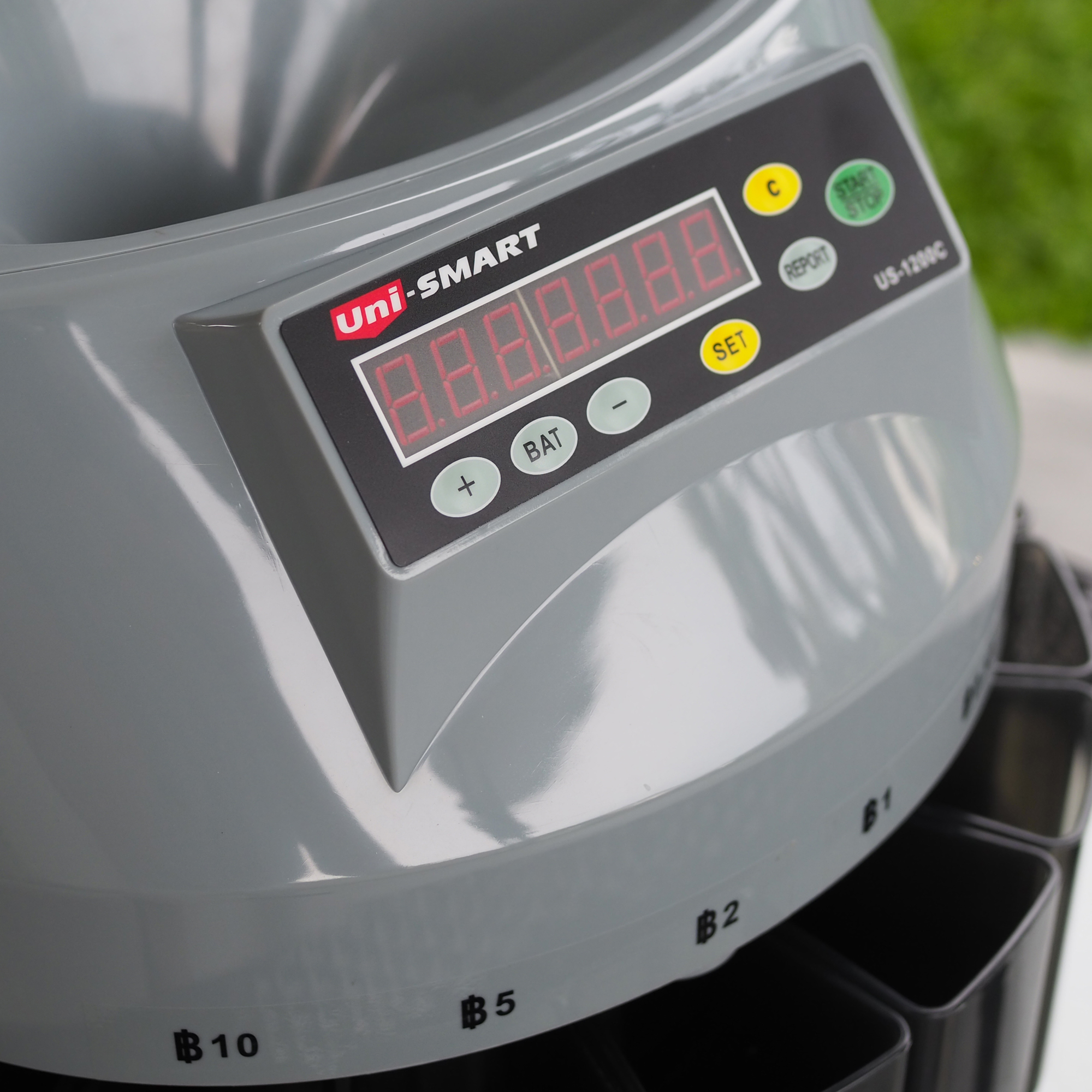 Uni-SMART เครื่องนับเหรียญ คัดแยกเหรียญ Coun counter, Coin sorter รุ่น US-1200C