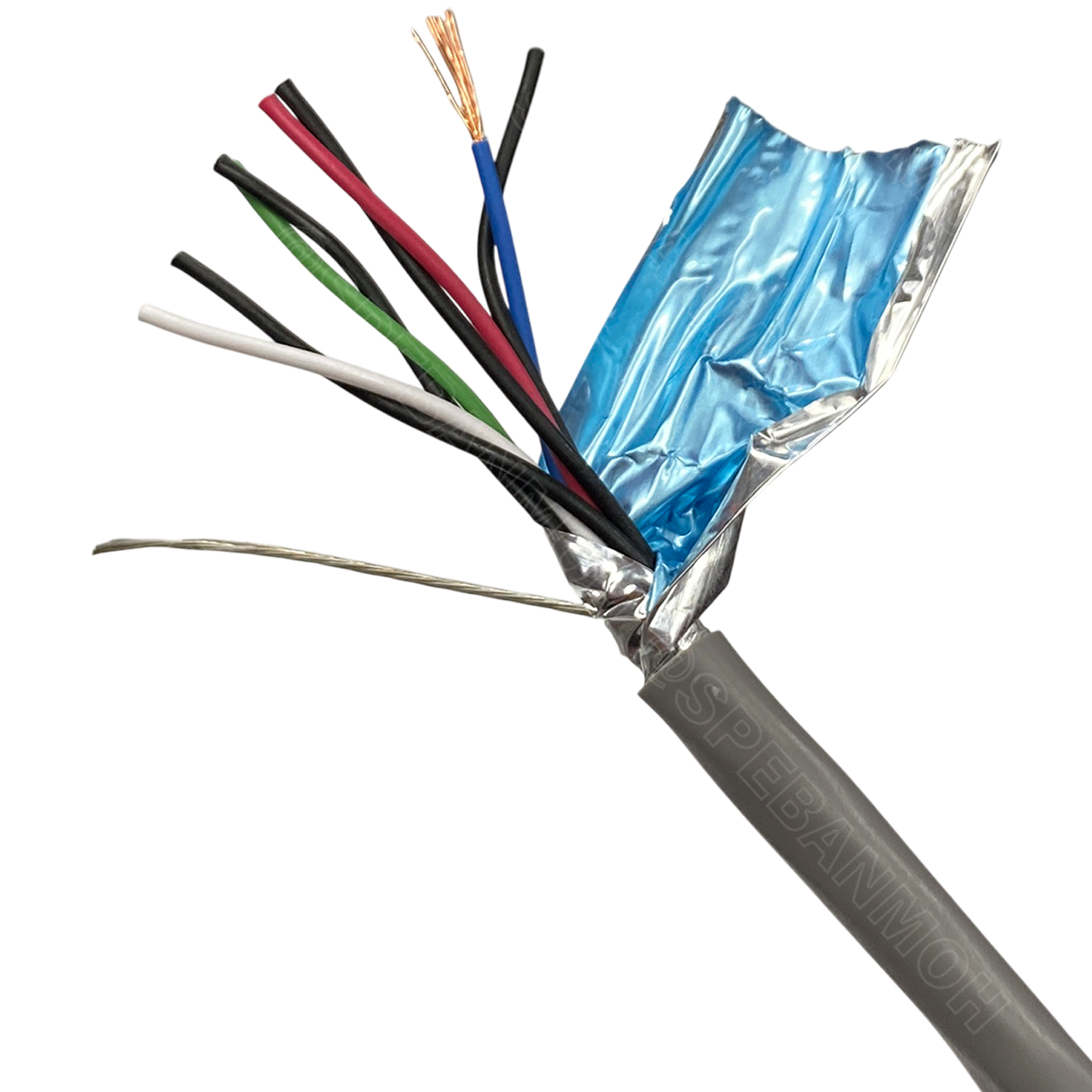 [ 305 เมตร ] Belden 5543FE สายสัญญาณคู่ ตีเกลียว 4P 8Cx22AWG 0.34 mm² Twisted Pair Cable Belden Tinned Copper Wire Beldfoil Shield ทองแดงเเท้เคลือบด้วยดีบุก คุณภาพสูง ป้องกันการกันกร่อน ไม่เป็นขี้เกลือ สำหรับระบบ BAS Automation Control Systems ชีลฟอยด์