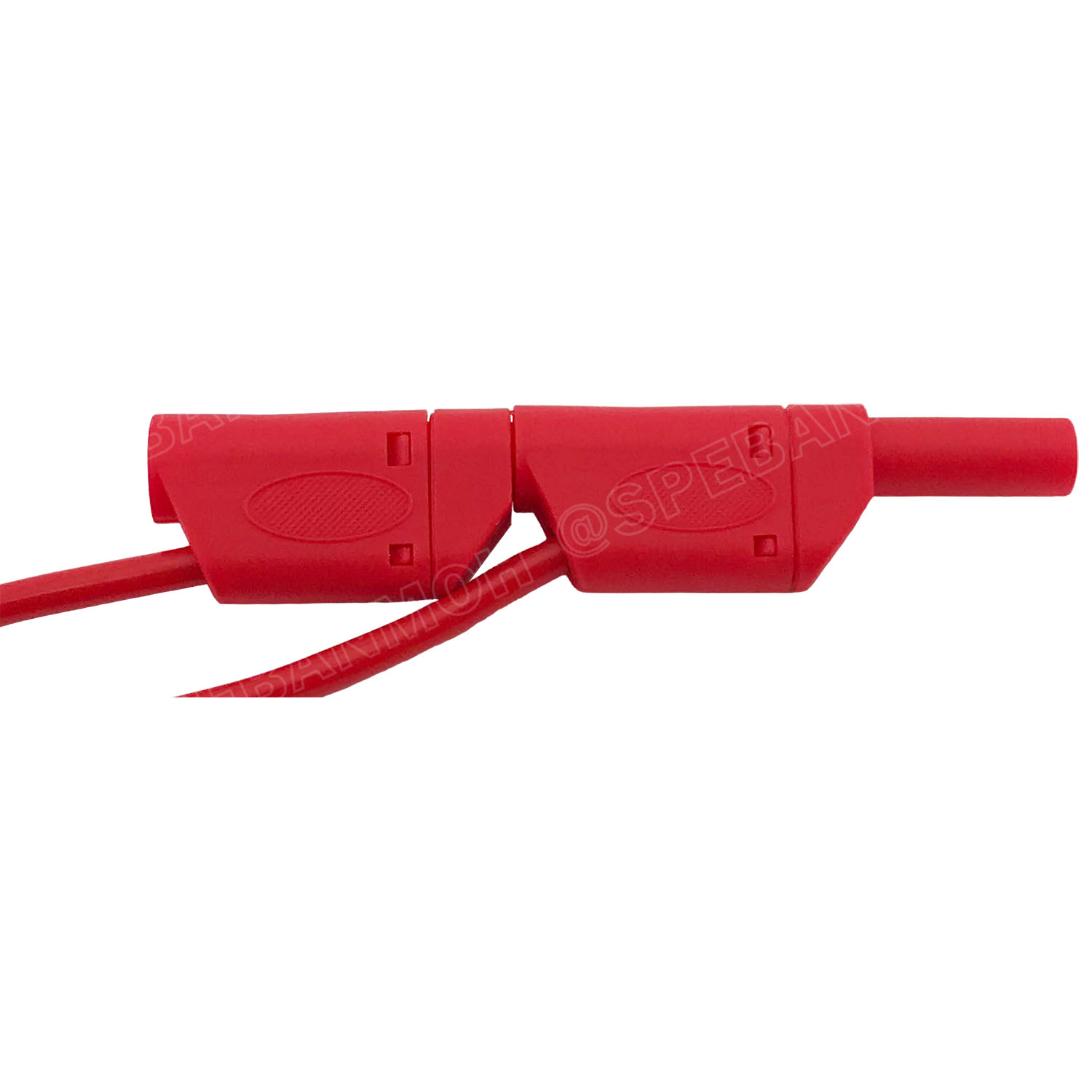 [ 1เส้น ] BNN-W-018 1M 4mm เลือกสี : สายเซฟตี้เทส Safety Test Lead สายบานาน่า พร้อมหัว ขนาด 4มิล 1.0 Sq.mm. 10A 1เมตร สายแทส สายพร้อมหัวบานาน่า Banana Plug with wire บานาน่าปลั๊ก สายปลั๊กกล้วย ปลั๊กกล้วย พร้อมสาย สายไฟเทส สายซัพพลาย สายพาวเวอร์ซัพพลาย